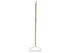 Stainless Steel Long Handled Soil Rake, FSC®                                    