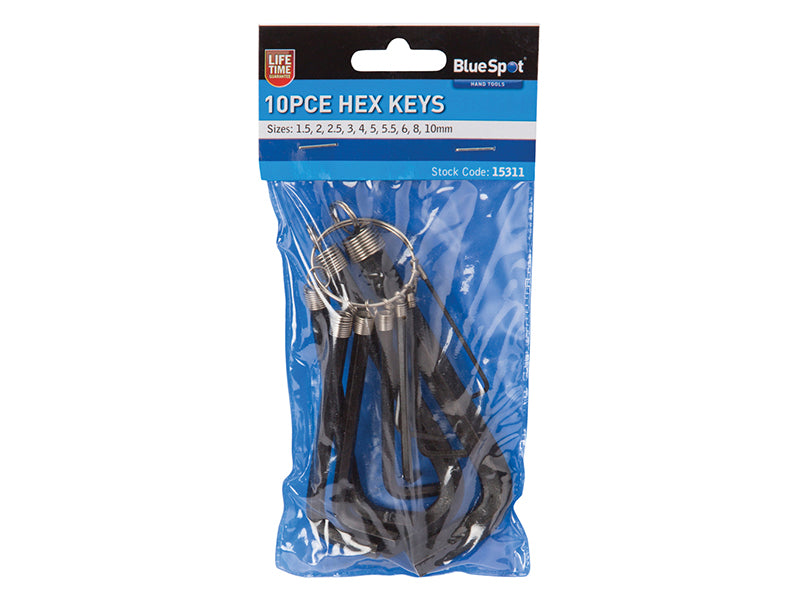 Hexagon Key Set, 10 Piece                                                       