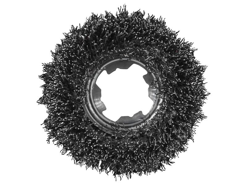 X-LOCK Wire Cup Brush 75mm M14x2, 0.30mm Stainless Steel Wire                   