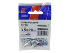Multi-Purpose Pozi Screw CSK ST ZP 5.0 x 90mm ForgePack 10