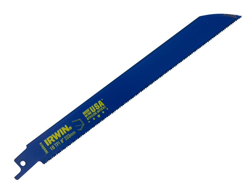 818R Sabre Saw Blade Metal Cutting 200mm 18 TPI (Pack 2)