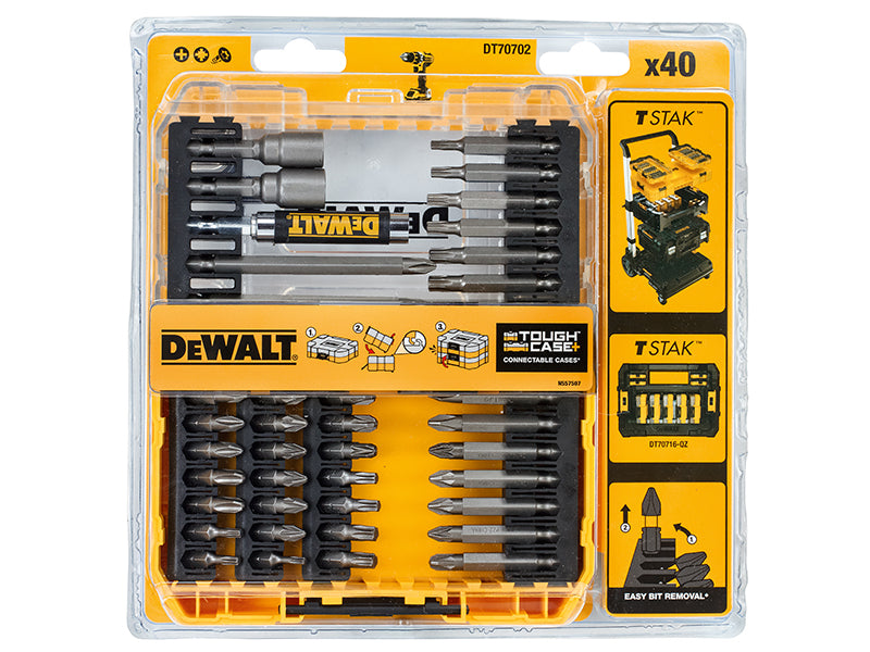 DT70702 Screwdriving Set, 40 Piece                                              