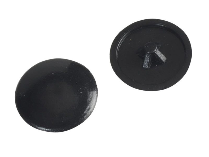 Pozi Compatible Cover Cap Black No.6-8 Forge Pack 50                            
