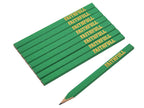FSC Carpenter's Pencils - Green / Hard (Pack 10)                                