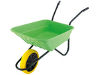90L Pink Polypropylene Wheelbarrow - Puncture Proof
