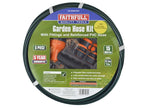 PVC Reinforced Hose 15m Fittings & Spray Gun                                    
