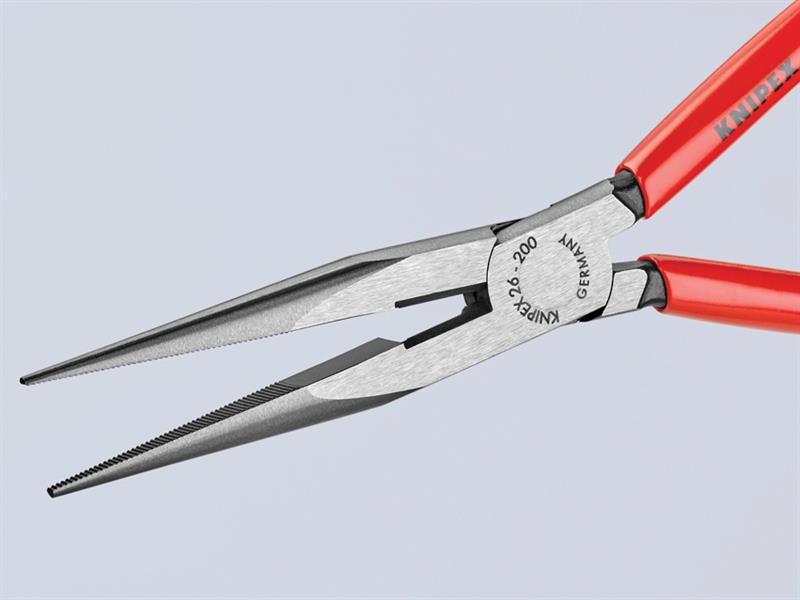 26 11 200 Snipe Nose Side Cutting Pliers Plastic Coated Grips 200mm (8in)       