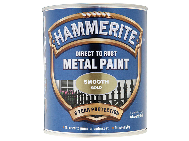 Direct to Rust Smooth Finish Metal Paint Yellow 750ml