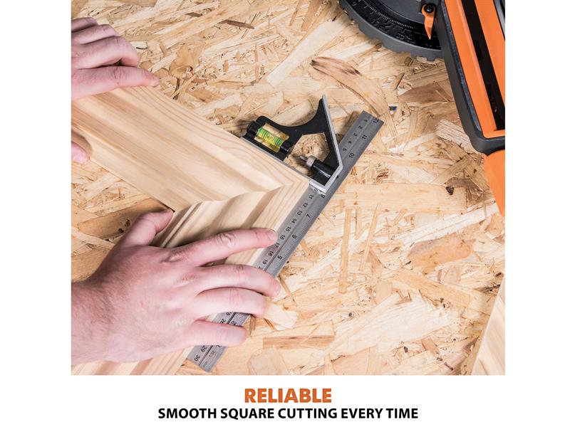 R185SMS+ 185mm Multi-Material Sliding Mitre Saw 1200W 240V                      