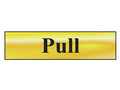 Pull - Polished Brass Effect 200 x 50mm