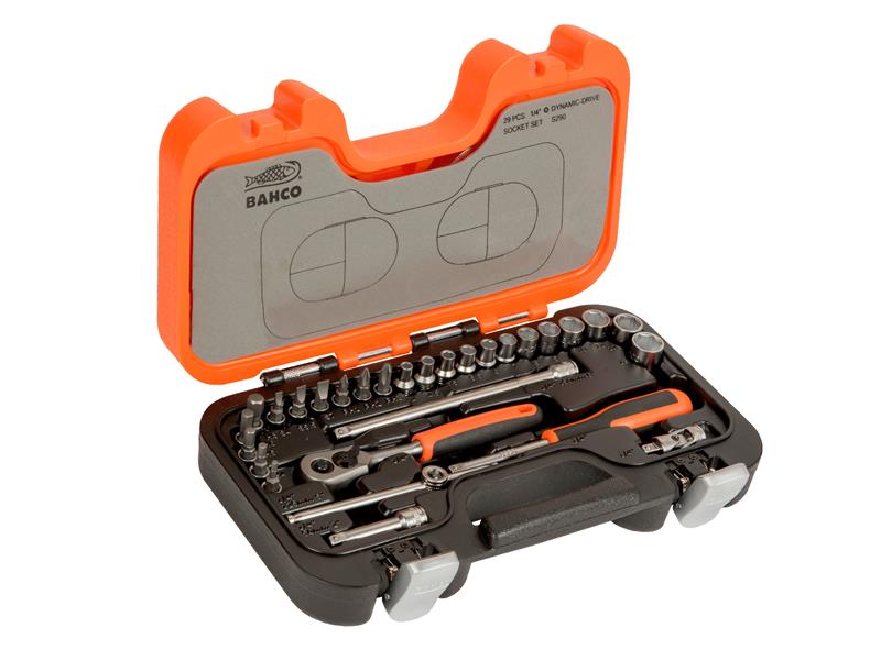 S290 1/4in Drive Socket Set, 29 Piece                                           