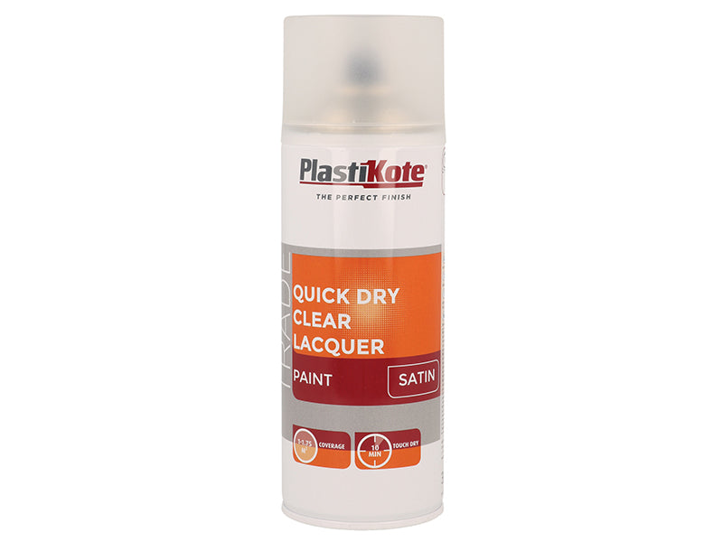 Trade Quick Dry Clear Lacquer Spray Gloss 400ml
