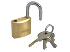 Brass Padlock 25mm 3 Keys                                                       