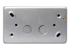 Metal Clad Switched Socket 2-Gang 13A