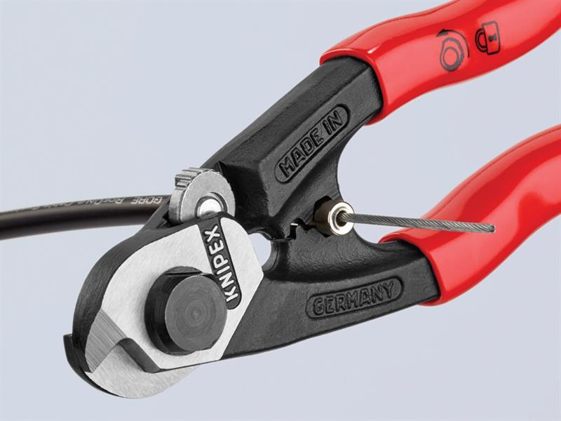95 61 190 Wire Rope/Bowden Cable Cutter Plastic Coated Grip 190mm               
