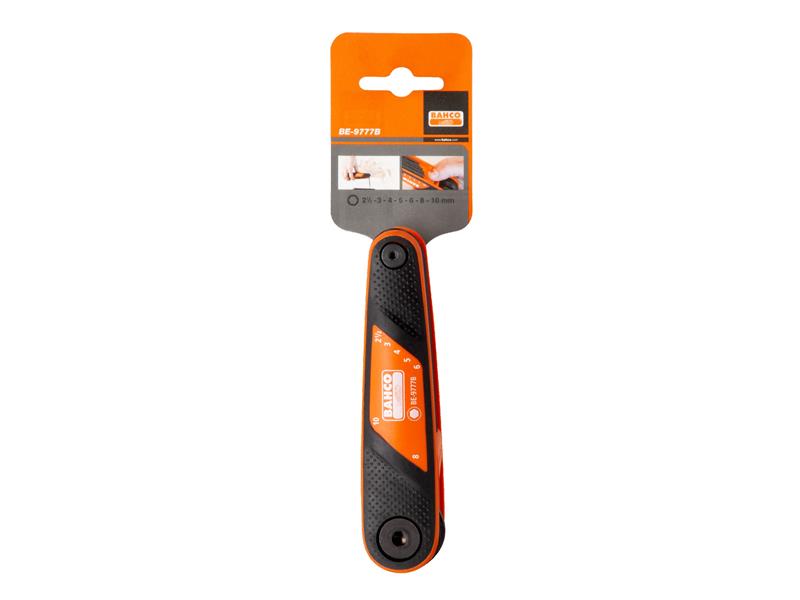 BE-9777B Hexagon Key Folding Set, 7 Piece                                       