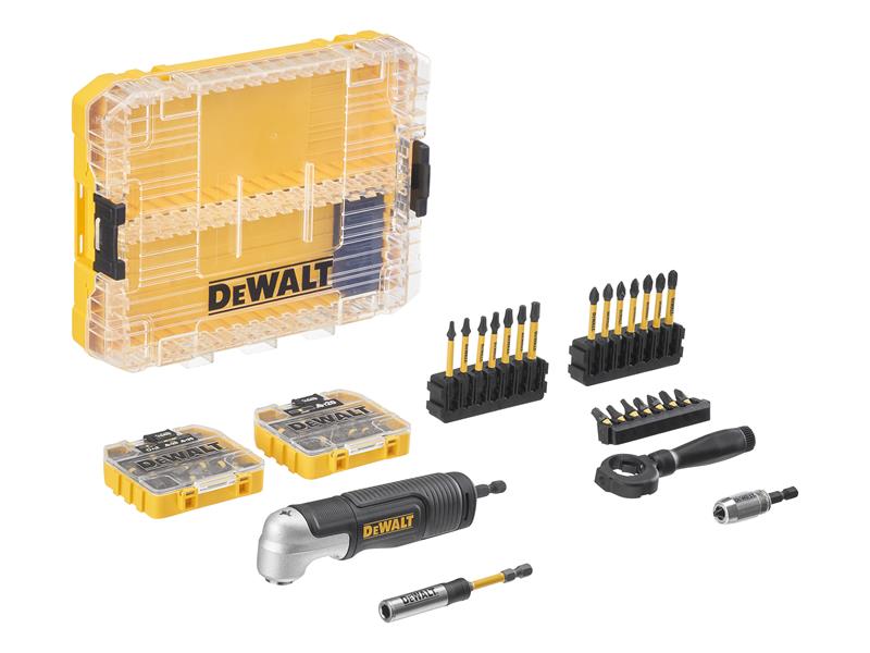 DT70775 Mix Bit Set with Right-Angle Attachment, 80 Piece                       