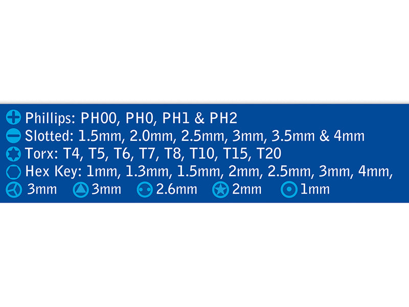 Precision Driver Set, 31 Piece                                                  