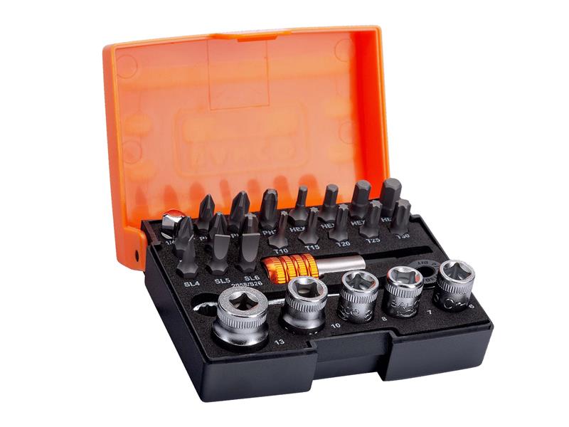 2058/S26 1/4in Drive Ratchet Socket Set, 26 Piece                               