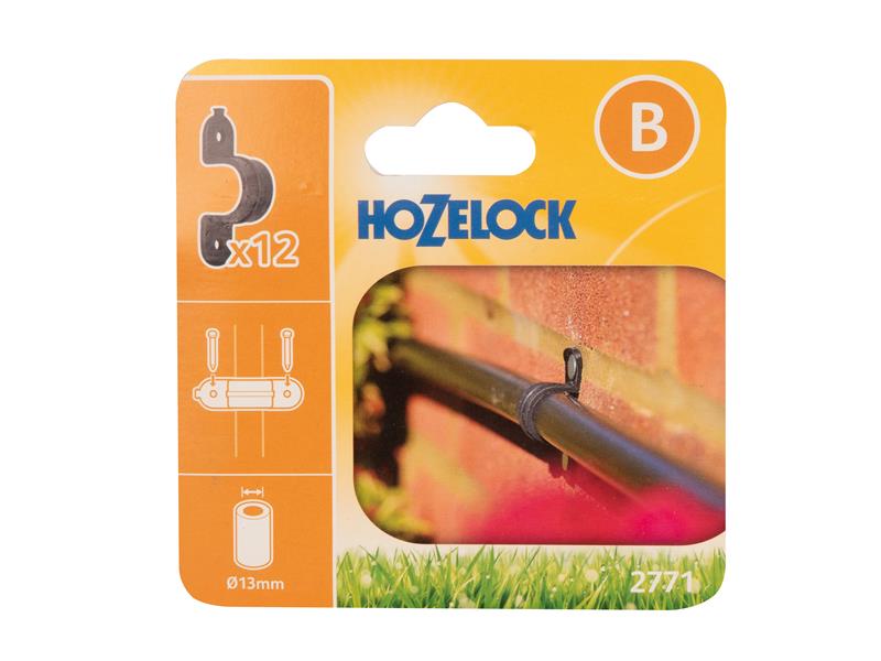 2771 Wall Clip 13mm (Pack 12)                                                   