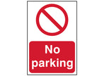 No Parking - PVC Sign 200 x 50mm