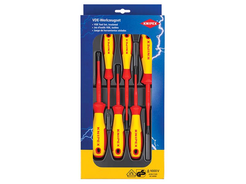 00 20 12 V05 VDE Screwdriver Set, 6 Piece                                       