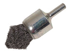 End Brush with Shank 12 x 120mm, 0.30 Steel Wire