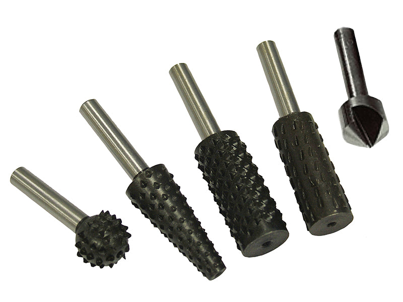 Rotary Rasps (4) & Countersink (1) Set                                          