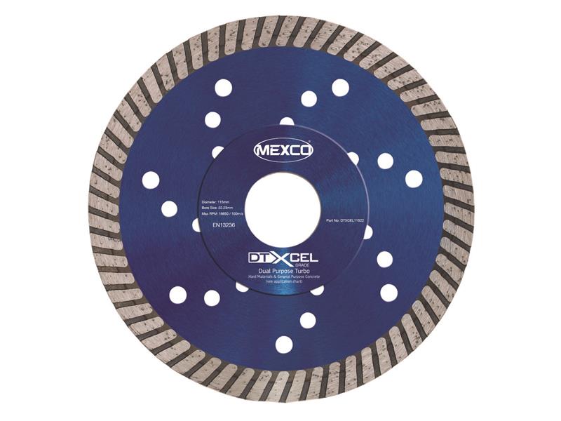 XCEL Grade Dual Purpose Turbo Diamond Blade 350 x 25mm