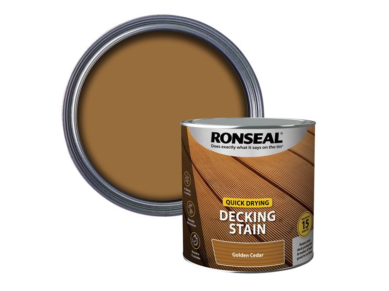 Quick Drying Decking Stain Rich Teak 5 litre