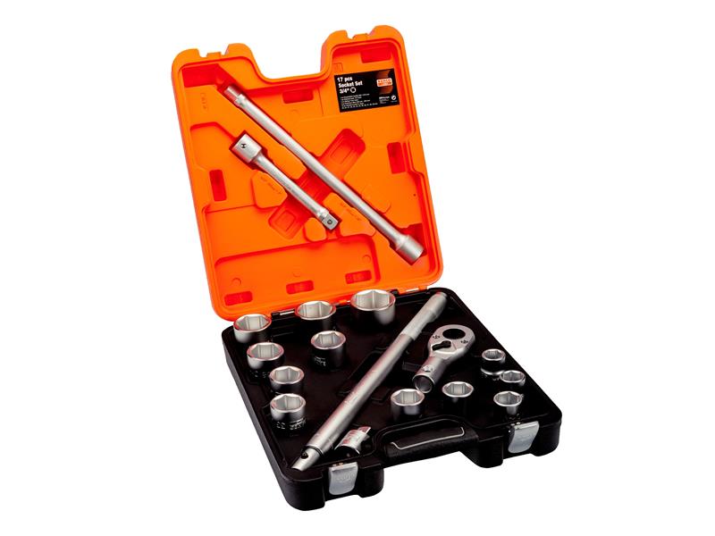 SLX17 3/4in Drive Socket Set, 17 Piece                                          