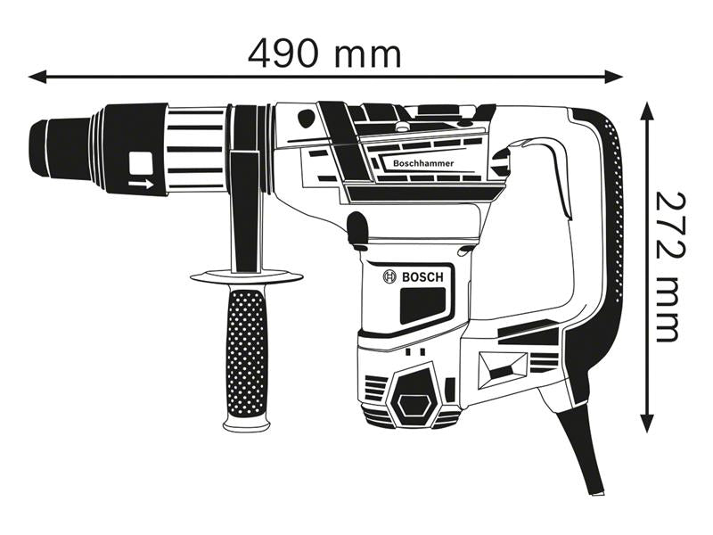 GBH 5-40 D SDS-Max Professional Rotary Hammer 1100W 110V                        