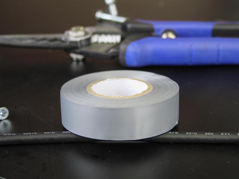 PVC Electrical Tape Grey 19mm x 20m                                             