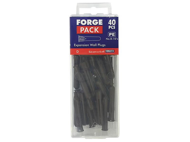 Expansion Wall Plugs Wall Plug Brown 8-10 Pack 40                               