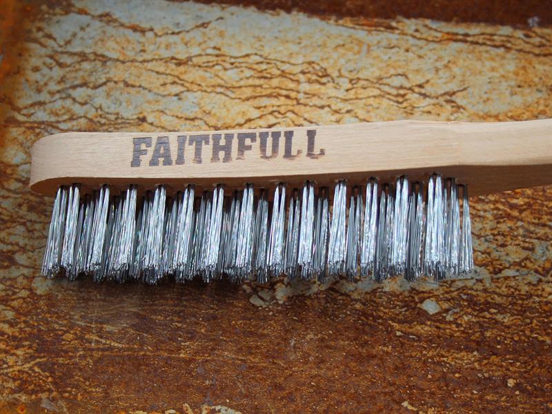 Lightweight Scratch Brush, Four Row