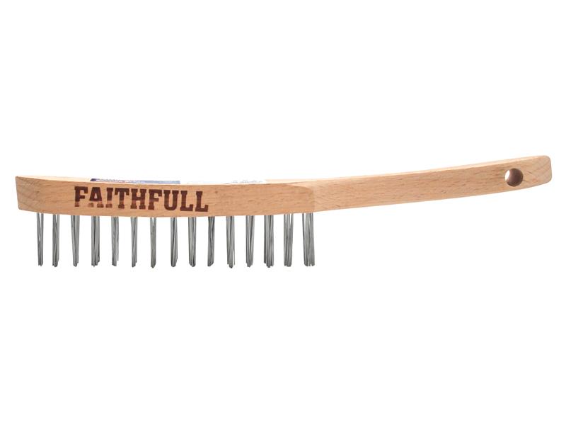 Heavy-Duty Scratch Brush, Two Row                                               