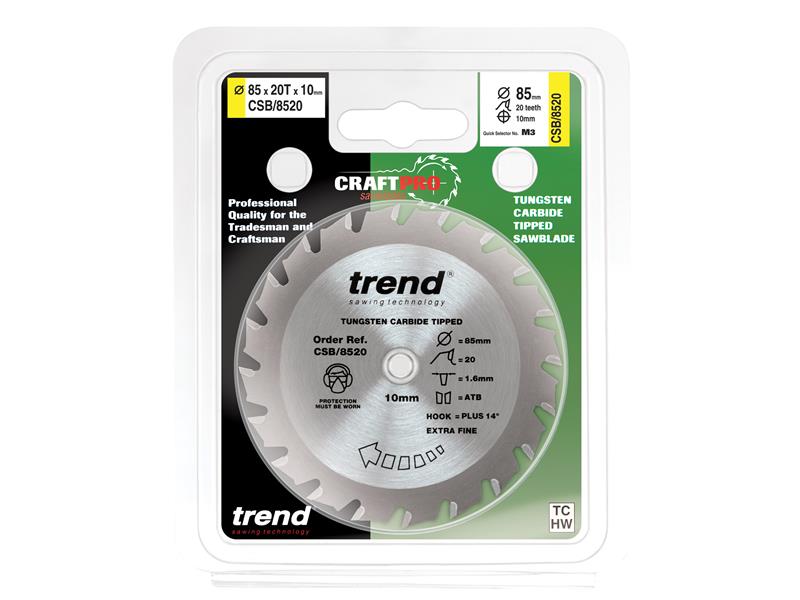 CraftPro Mini Saw Blade 85 x 15mm x 24T