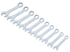 Stubby Combination Spanner Set, 10 Piece                                        