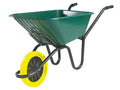 120L Green Monarch Polypropylene Wheelbarrow