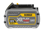 DCB546 XR FlexVolt Slide Battery 18/54V 6.0/2.0Ah Li-ion                        