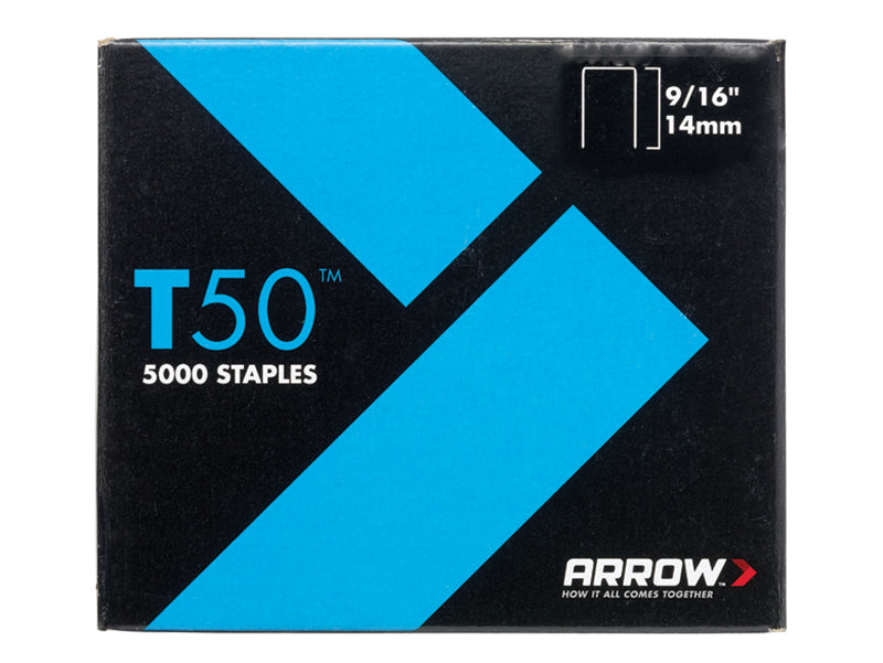 T50 Staples Multi Pack 6mm  10mm & 12mm (Box 1875, 3 x 625)