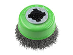 X-LOCK Wire Cup Brush 75mm M14x2, 0.30mm Stainless Steel Wire                   