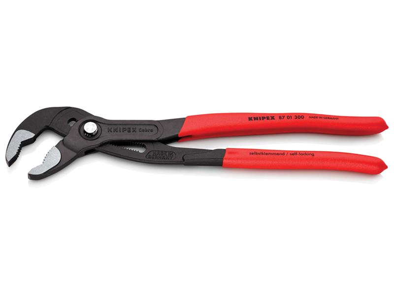 87 01 300 Cobra® High-Tech Water Pump Pliers Plastic Coated Grip 300mm