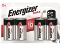 Max Alkaline Battery D x 4 S15276