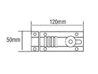 CombiBolt 4 Re-Codable Locking Bolt Chrome 120mm                                