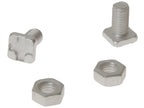GH004 Square Glaze Bolts & Nuts Pack of 20                                      
