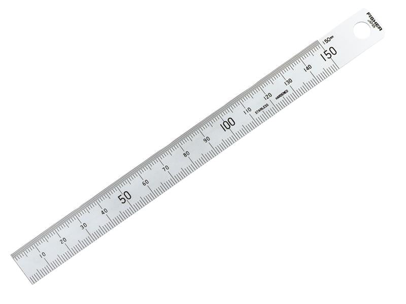 Satin Chrome Rule 150mm/6in                                                     
