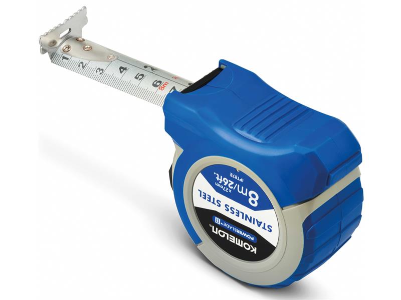 Stainless Steel PowerBlade™ Pocket Tape 8m/26ft (Width 27mm)                    