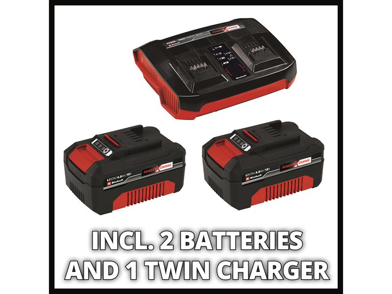 RASARRO 36/38 Power X-Change Mower 36V 2 x 4.0Ah Li-ion                         