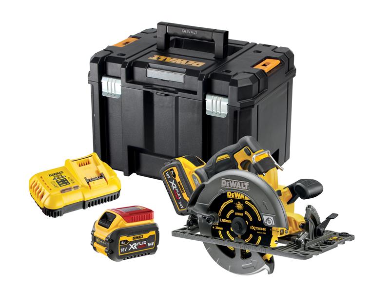 DCS579T2 XR FlexVolt Circular Saw 190mm 54V 2 x 2.0Ah Li-ion                    